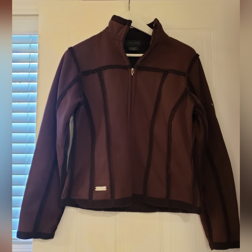 Brown Fleece jacket, Levelwear, size M